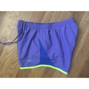 NWOT Nike Purple 10k Running Shorts